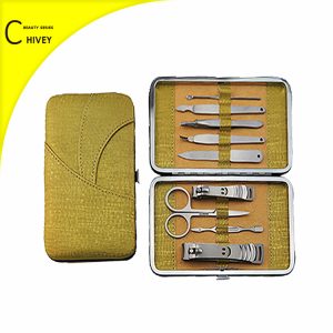 Name:Manicure set, zipper style beauty set Case material:PU/PVC Tool material:Staniless steel or carbon steel Size:15*9.5 cm