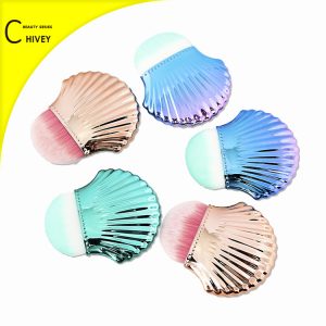 Colorful Soft Plastic Nail Dust Cleaning Power Brush